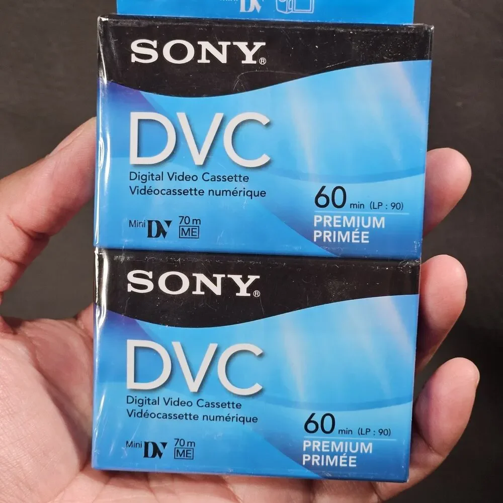 Sony DVC Mini DV 60 Min Digital Video Cassettes Bundle Of 3 DVM60PRR New